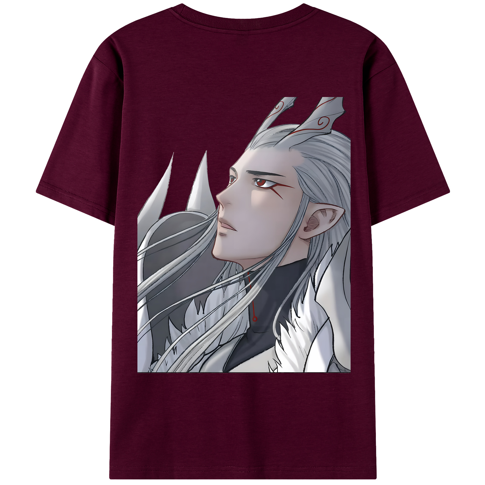 （画像用） Ne Zha 2 ナタ 魔童の大暴れ レディース半袖Tシャツ(バックプリント)